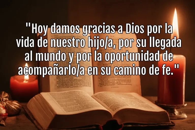 Imágenes con frases para bautizos