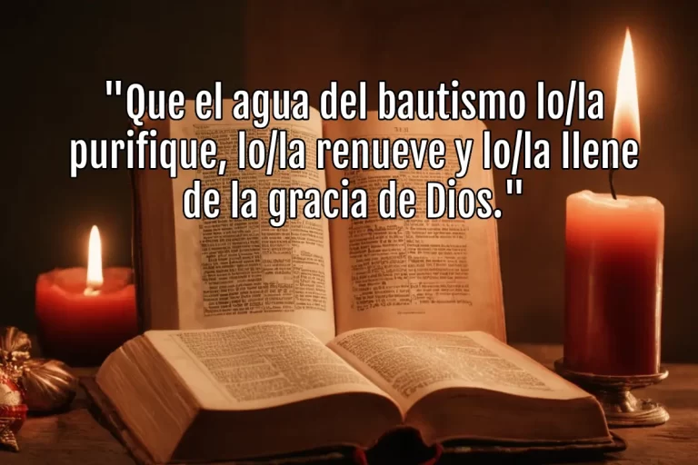 Imágenes con frases para bautizos