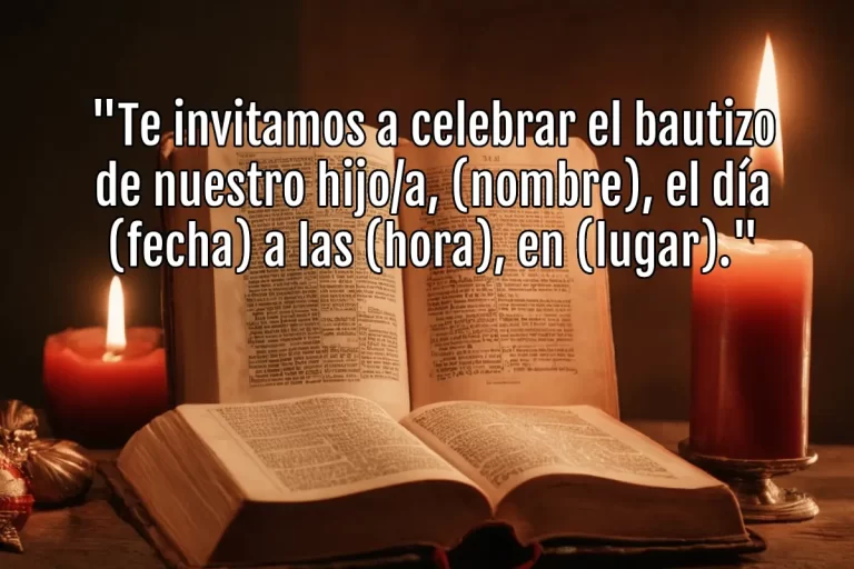 Imágenes con frases para bautizos