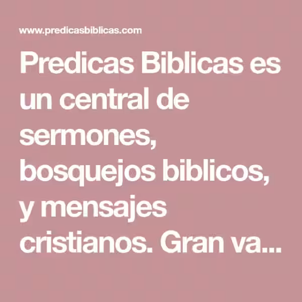 central-de-sermones-estudios-biblicos