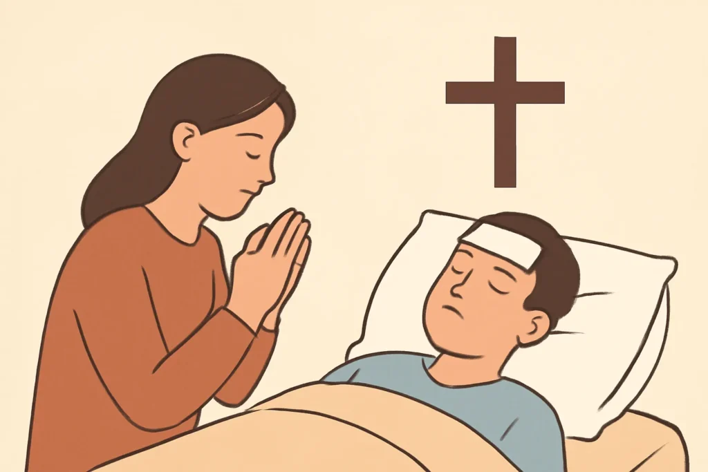 como orar por los enfermos según la biblia