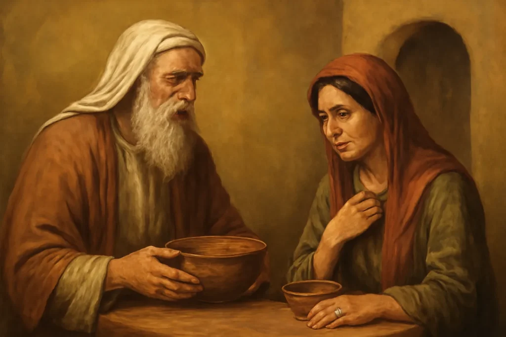 elias y la viuda de sarepta