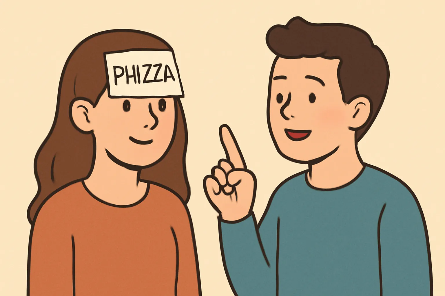 juego de adivinar la palabra en la frente