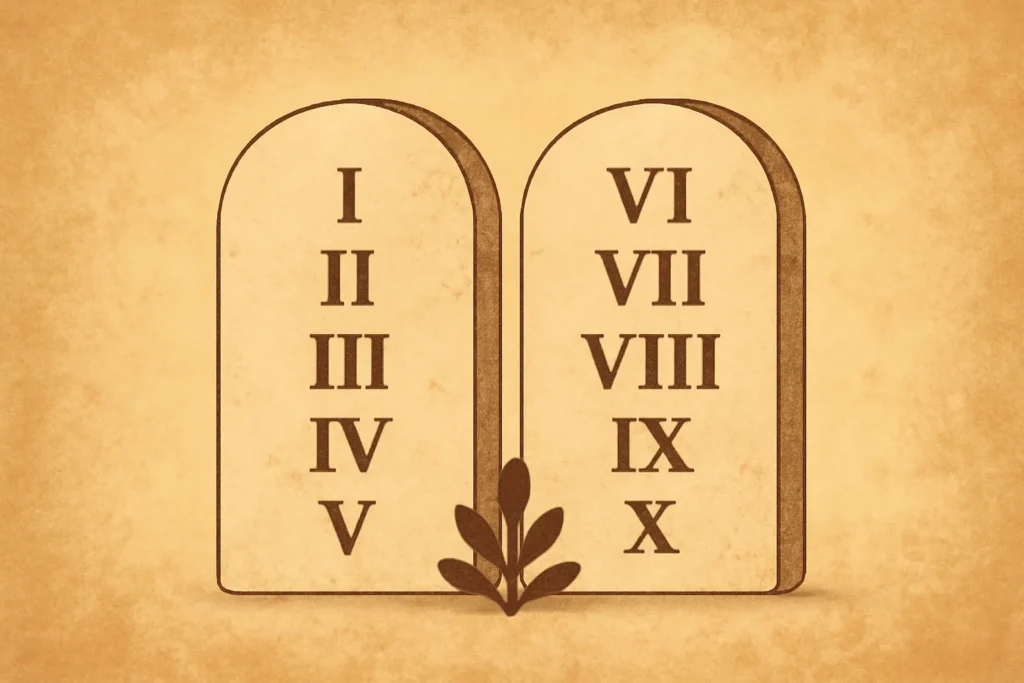 los 10 mandamientos en la biblia