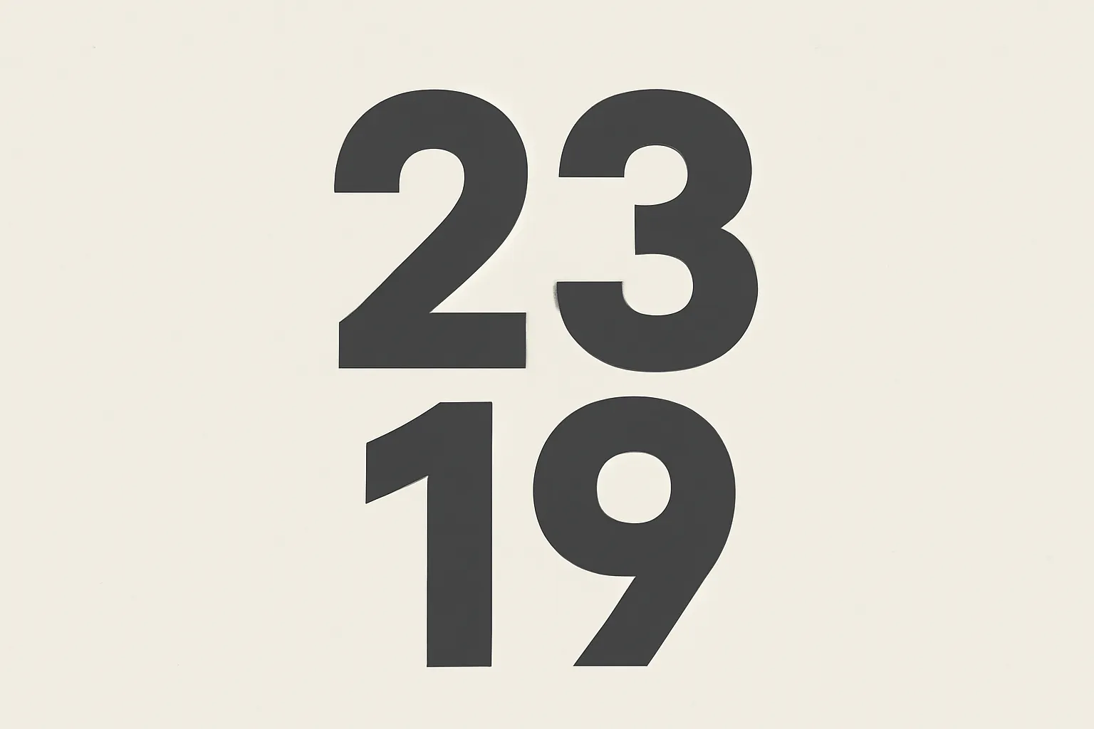 numeros 23 19
