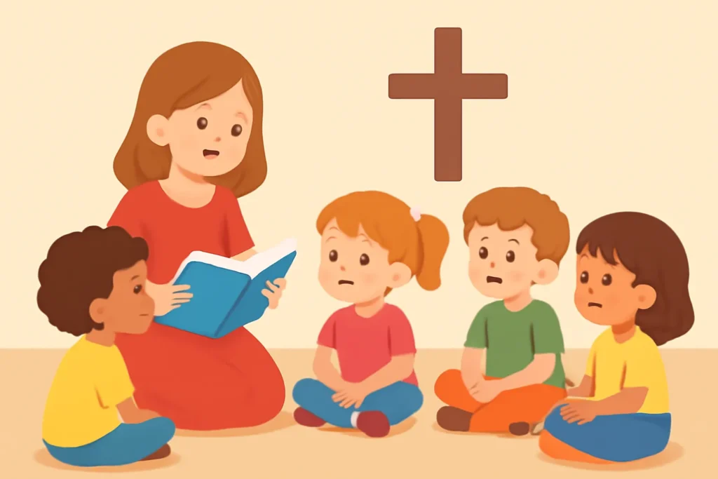 clases cristianas para niños de 3 a 6 años
