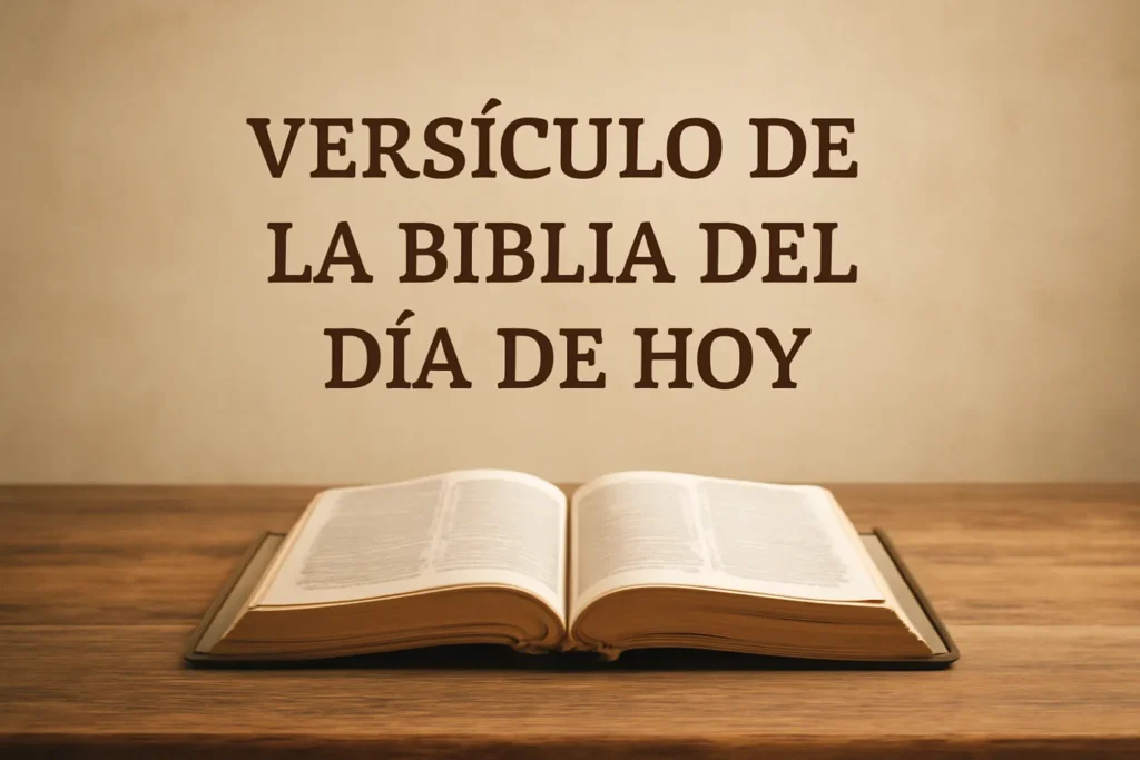 versículo de la biblia del día de hoy