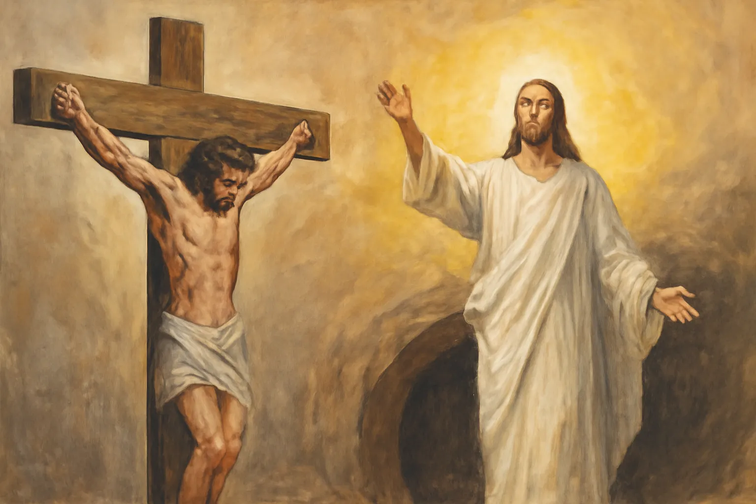 verses about jesus death and resurrection