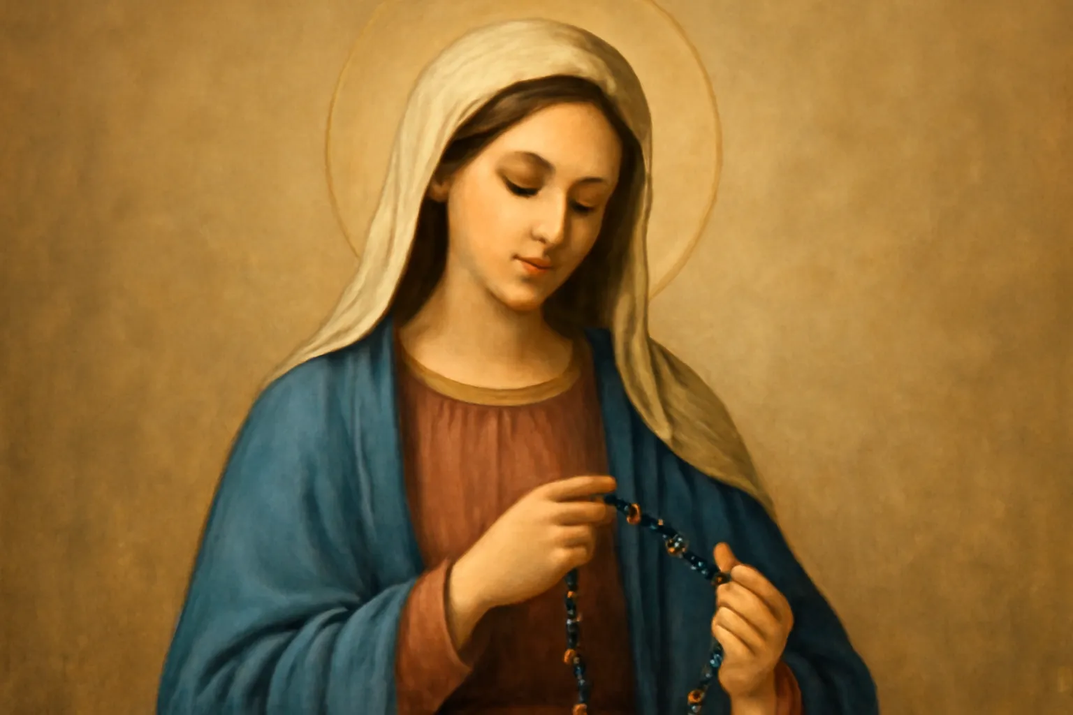 virgen del rosario.